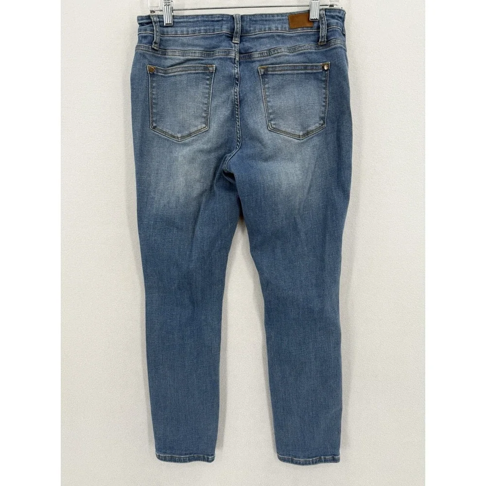 Judy Blue Maternity‎ Jeans Size 7/28 Boyfriend Fit Distressed Stretch JB9802